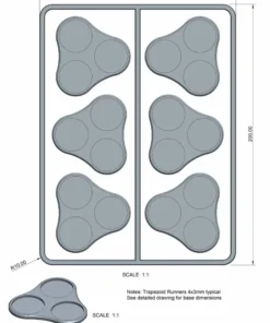 Victrix: Plastic Bases Set 9 - 25mm Skirmish Movement Trays - Image 3