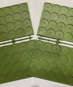 25mm Diameter Recessed Movement Tray – 20 Spaces per Tray