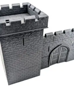 Alternative view of 28mm Fortified Square Castle Tower