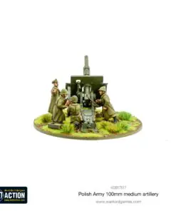 Polish Army 100mm medium artillery - Image 4