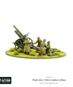 Polish Army 100mm medium artillery - Image 3