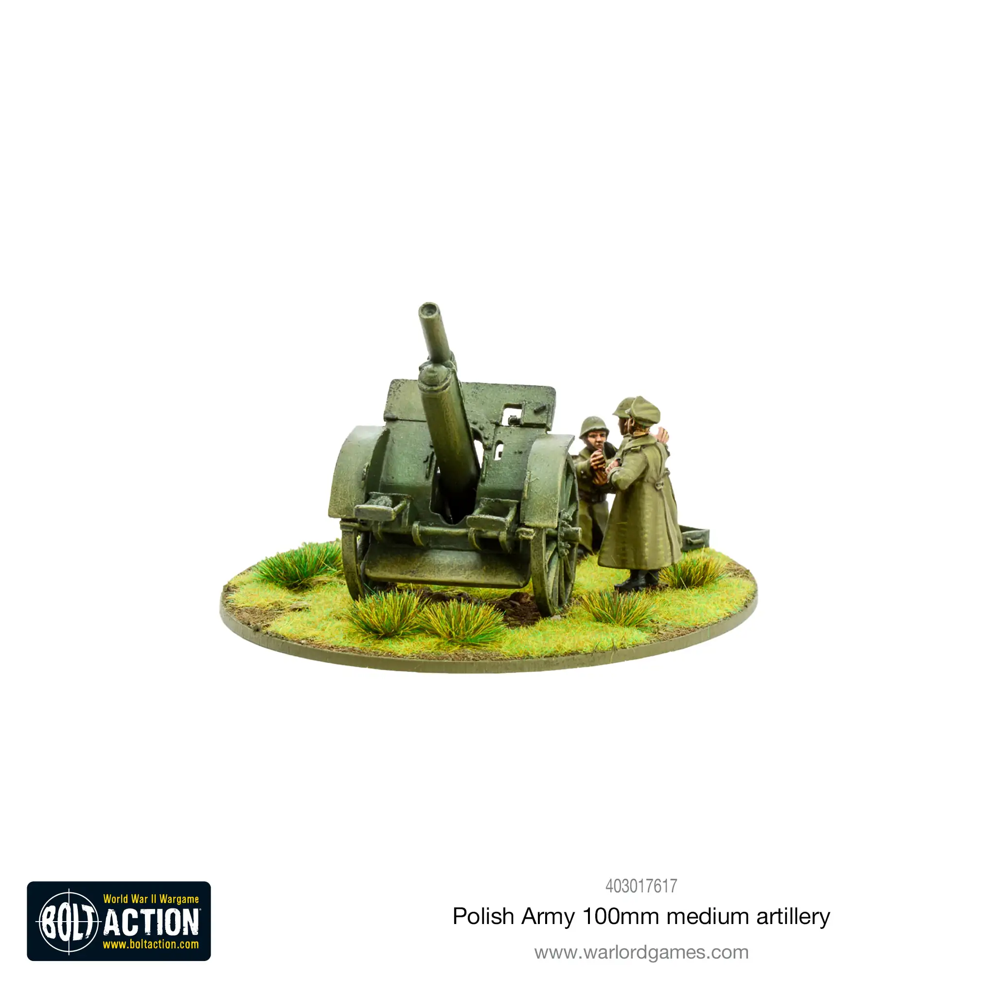 Polish Army 100mm medium artillery - Image 2
