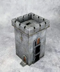 28mm Fortified Square Castle Tower Connectors