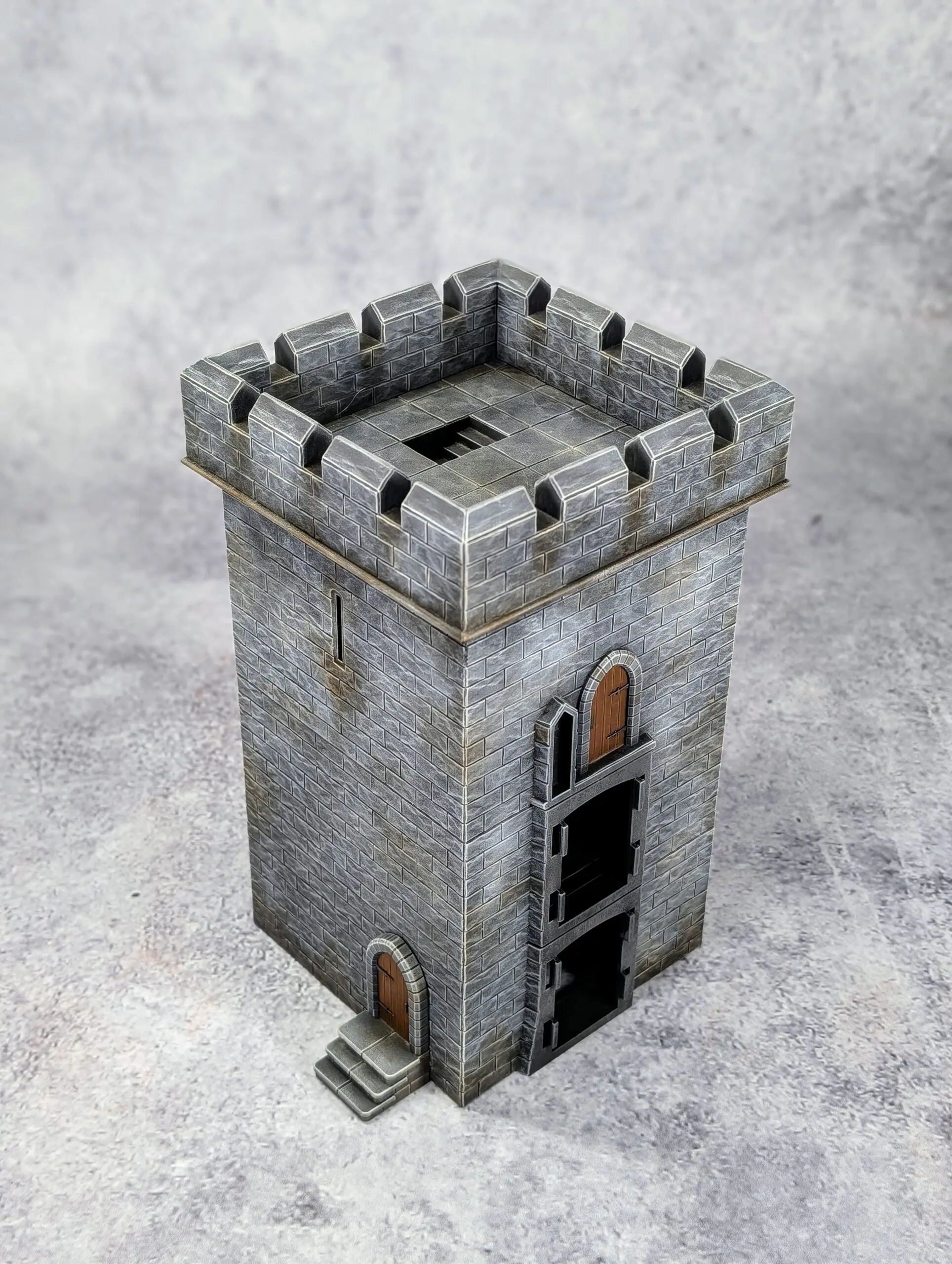 28mm Fortified Square Castle Tower Connectors