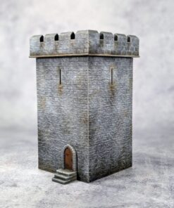 28mm Fortified Square Castle Tower
