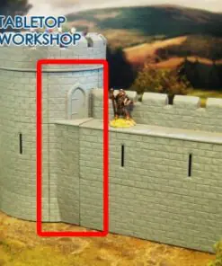 Alternative view of 28mm Medieval Fortified Castle Round Connector Set