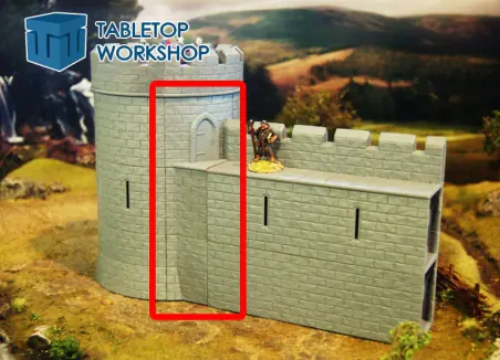 28mm Medieval Fortified Castle Round Connector Set - Image 2