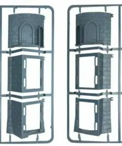 28mm Medieval Fortified Castle Round Connector Set
