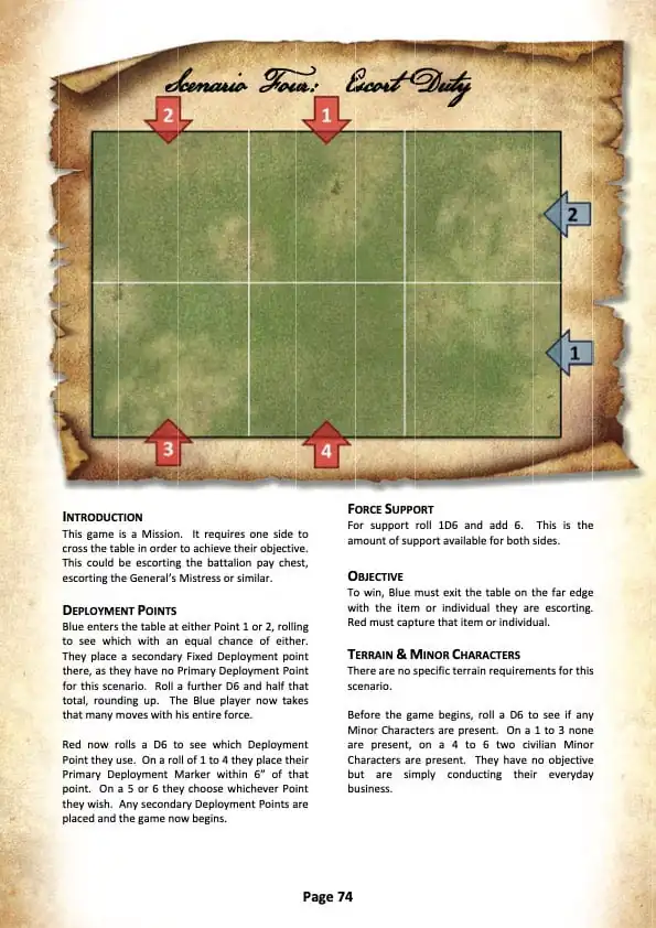 Sharp Practice rulebook + card deck - Image 4