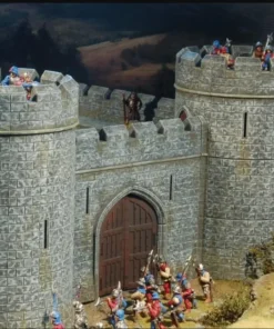 Alternative view of 28mm Medieval Fortified Castle Wallgate