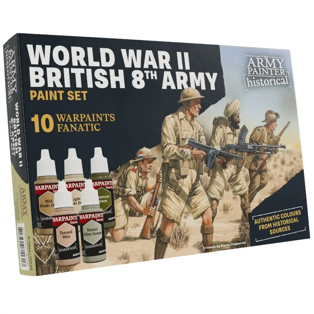 Warpaints Fanatic: WWII British 8th Army Paint Set