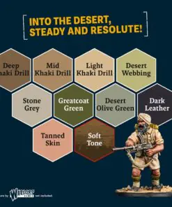 Warpaints Fanatic: WWII British 8th Army Paint Set - Image 3