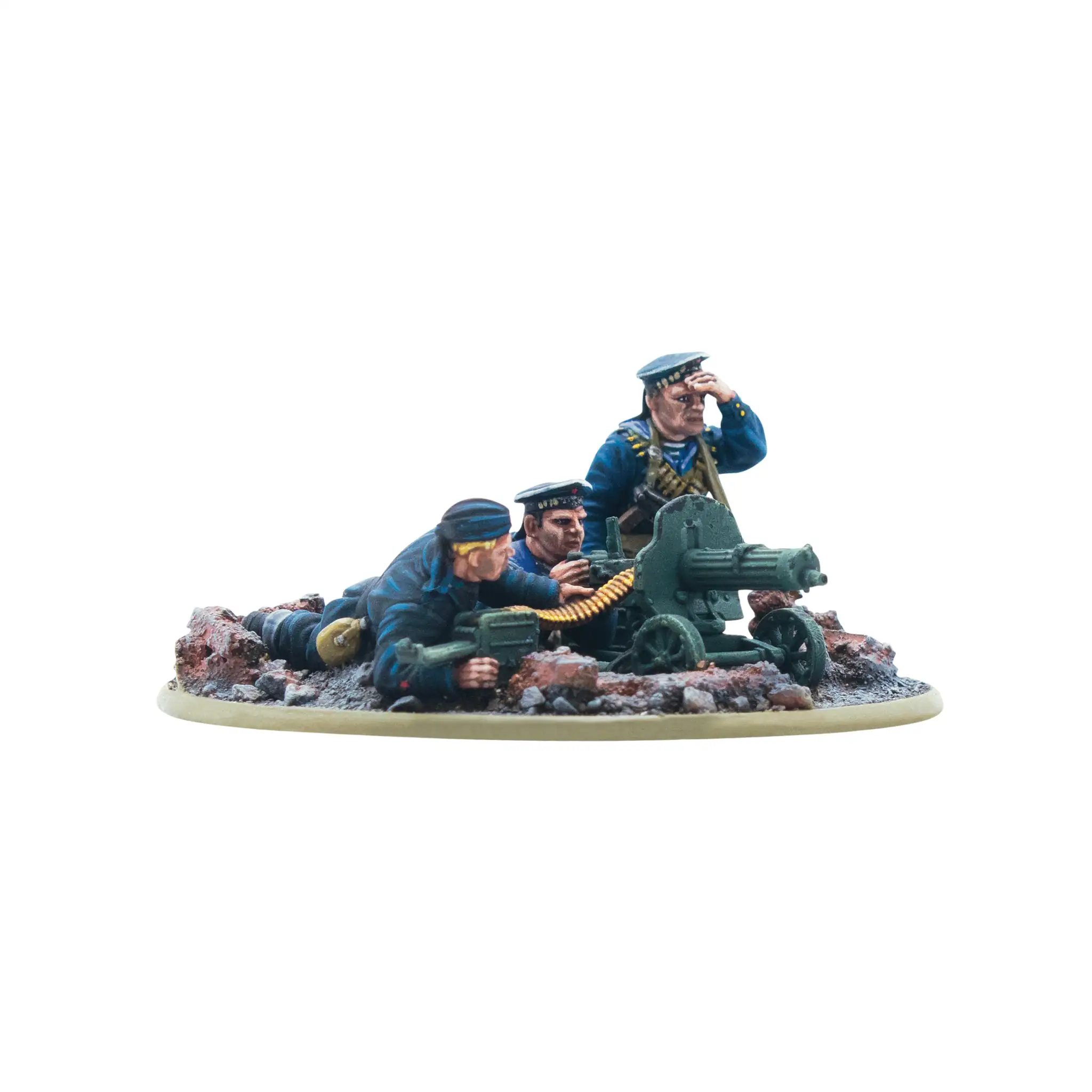 New Soviet Naval Brigade medium machine gun team