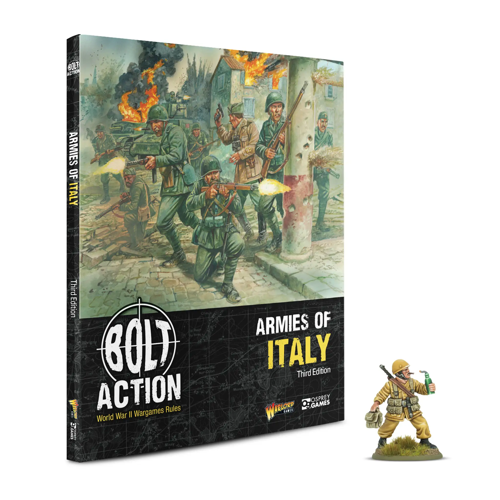 New Armies of Italy with 'Desert Lightning' book miniature