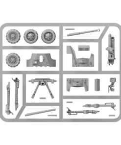 British 6-pounder anti-tank gun (plastic) - Image 8