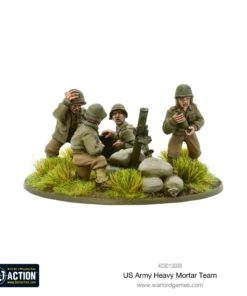 US Army heavy mortar team