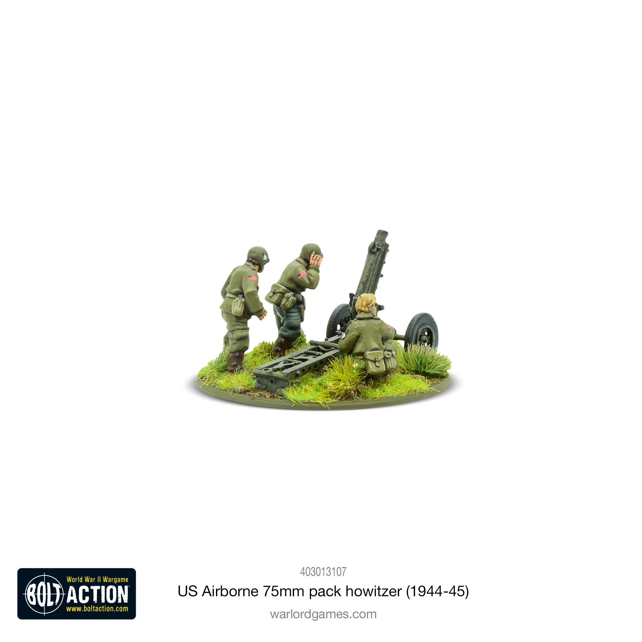 Free MDF Base! US Airborne 75mm light artillery (1944-45) - Image 3