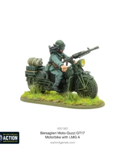 Bersaglieri Moto-Guzzi GT17 Motorbike with LMG A - Image 4