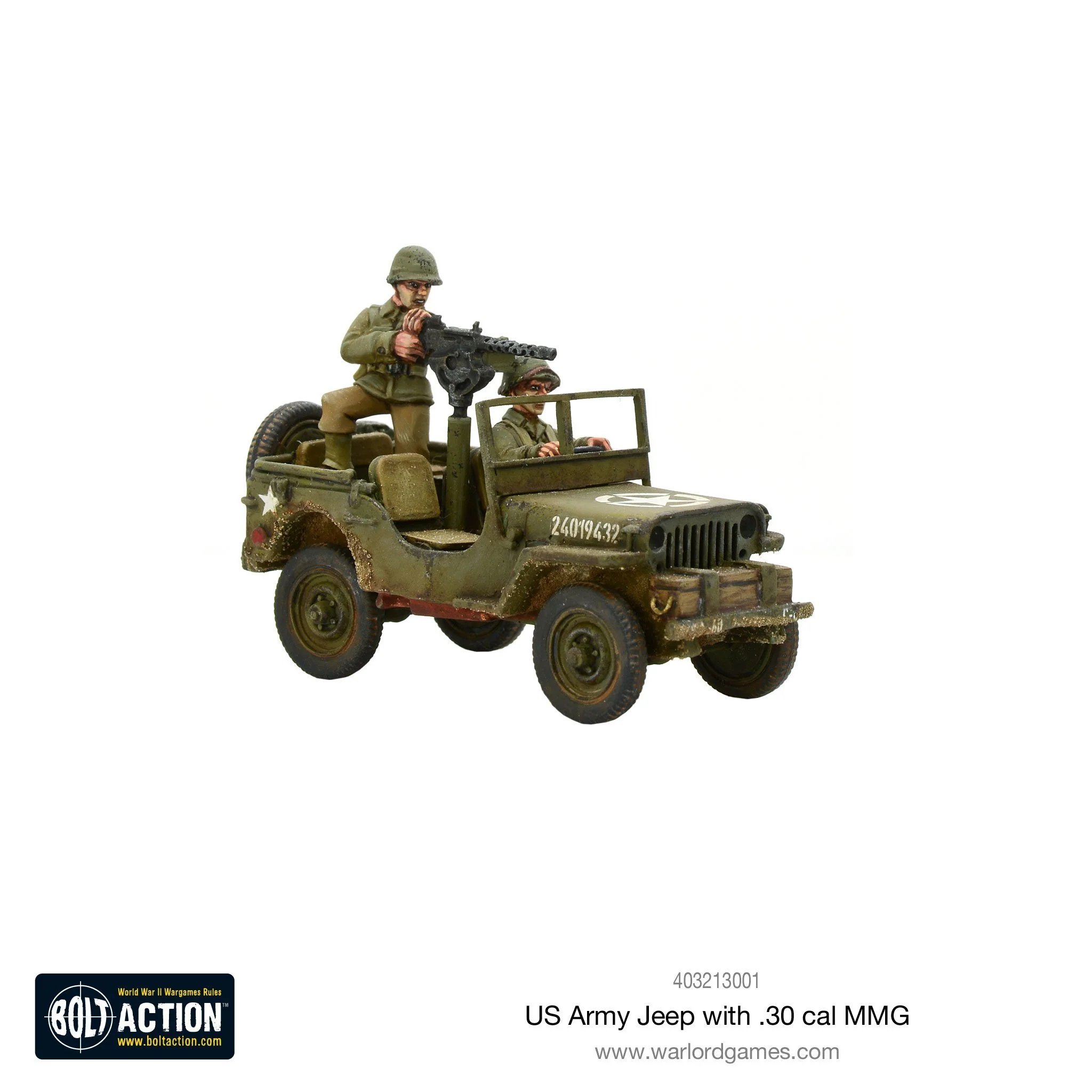 US Army Jeep with 30 Cal MMG - Image 2