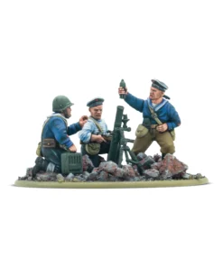 New Soviet Naval Brigade Medium Mortar Team