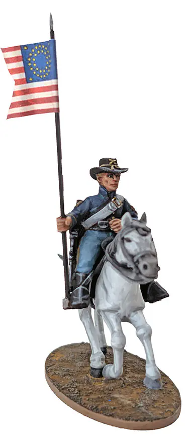 Mounted US Cavalry Guidon Bearer