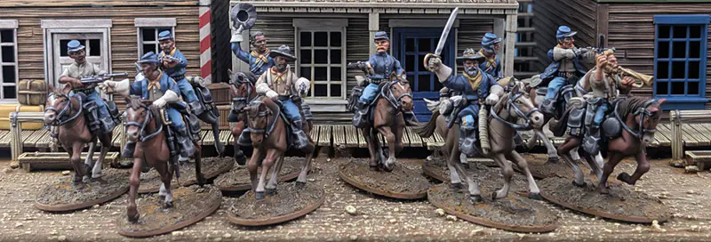 Dead Man’s Hand Plastic Mounted US Cavalry (& Buffalo Soldiers) - Image 2