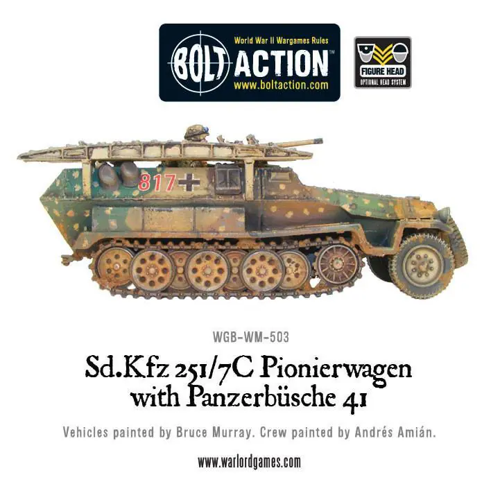 Sd.Kfz 251/7C Pionierwagen with panzerbuchse 41 - Image 2