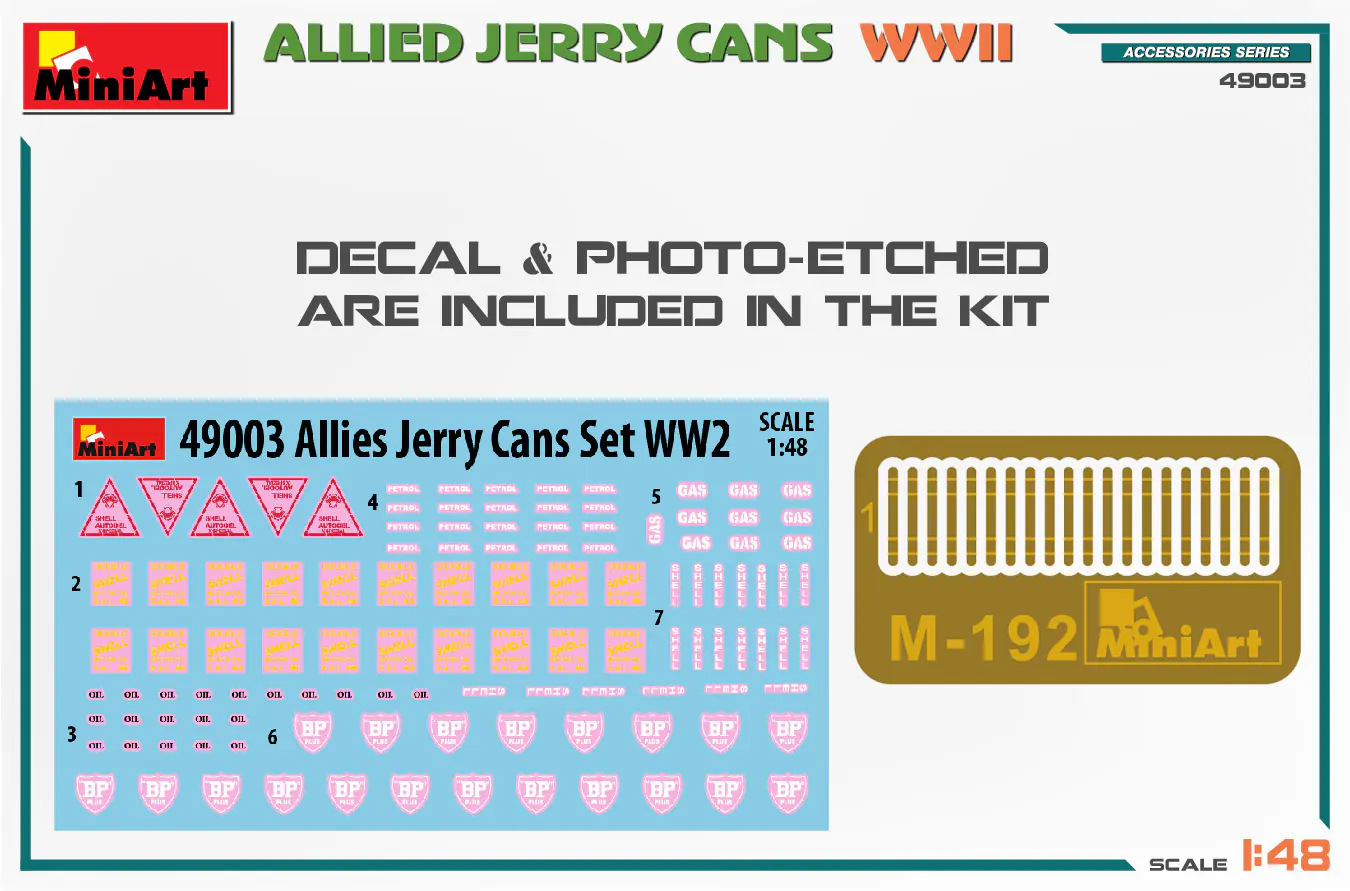 1/48 ALLIED JERRY CANS WW2 - Image 2