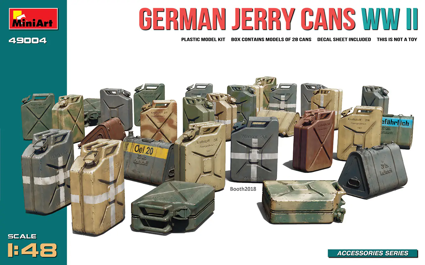 1/48 GERMAN JERRY CANS WW2