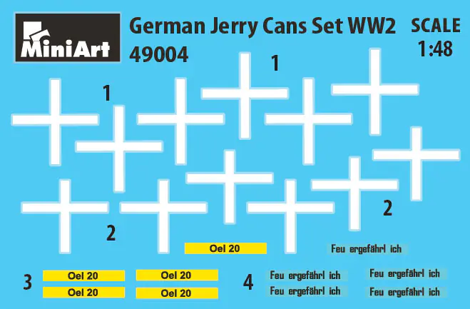 1/48 GERMAN JERRY CANS WW2 - Image 2