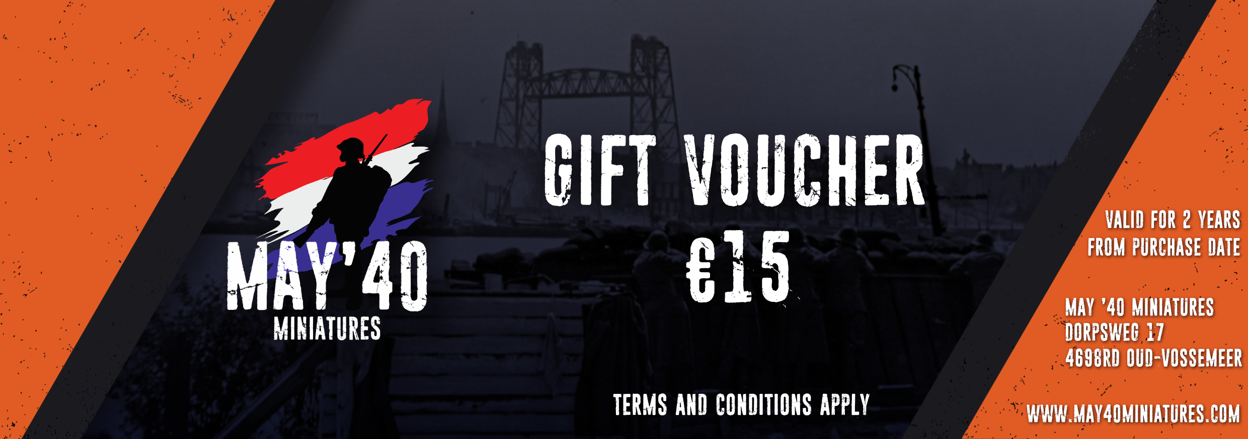 May '40 Miniatures €15,00 Gift Voucher