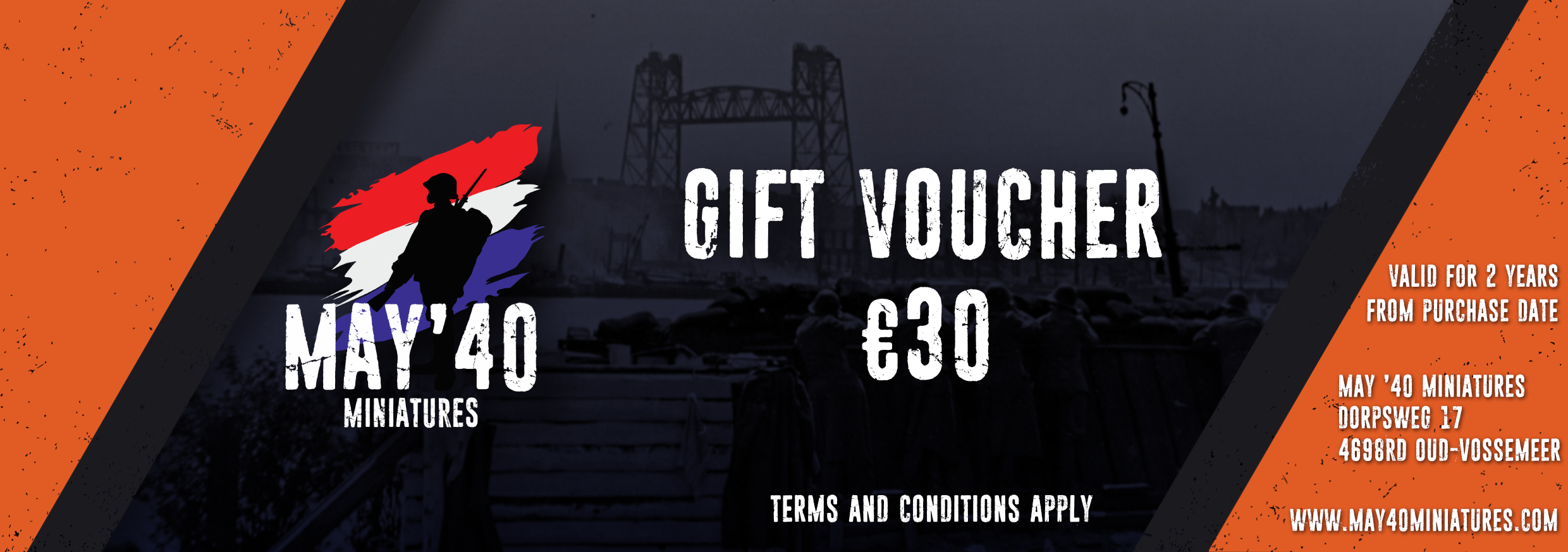May '40 Miniatures €30,00 Gift Voucher