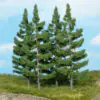 HEKI 2122 4 Fir trees 17cm