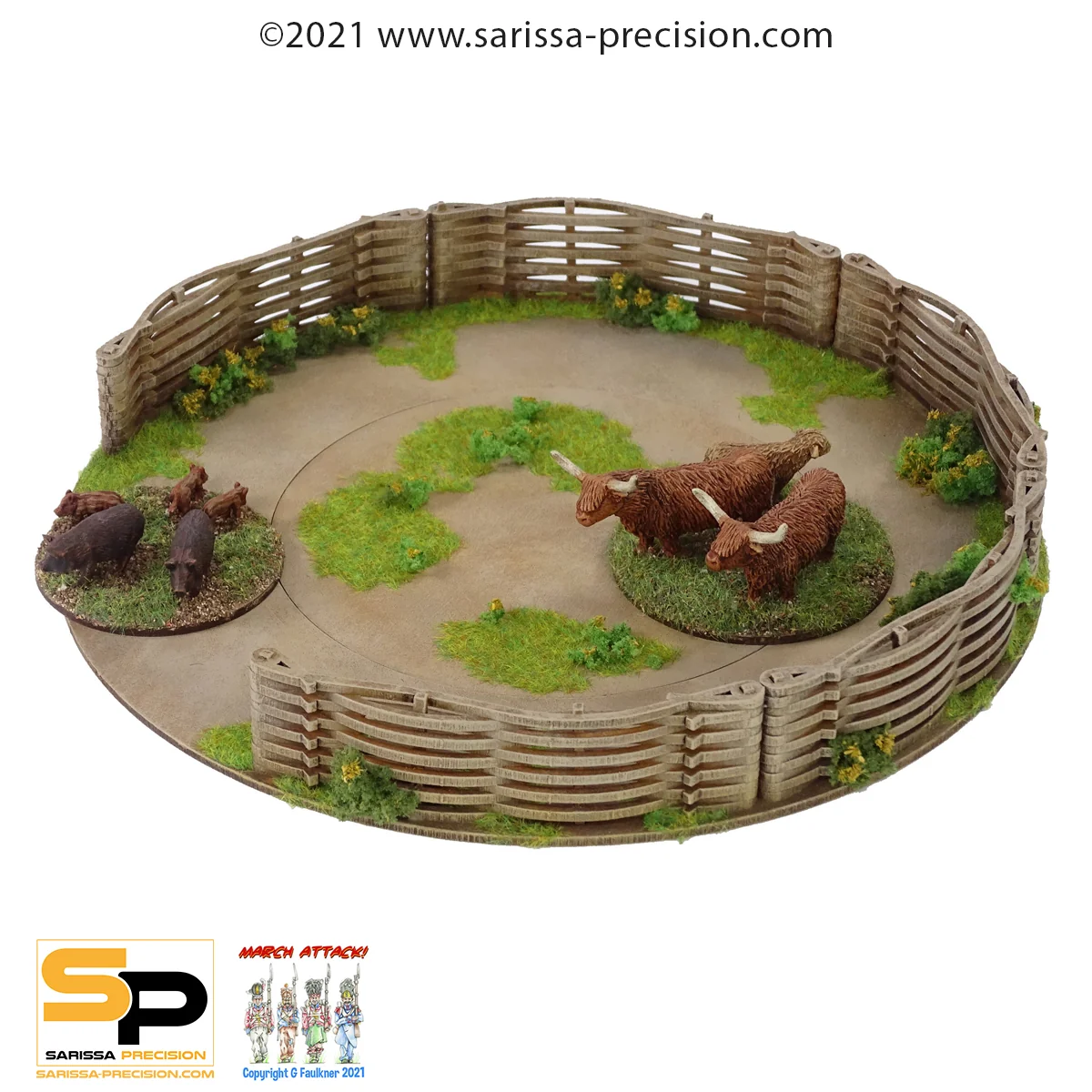 Celt Chieftains Round House & Corral Set - Image 6