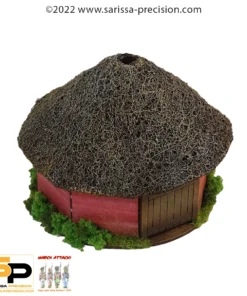 Alternative view of Celt Round Houses x2