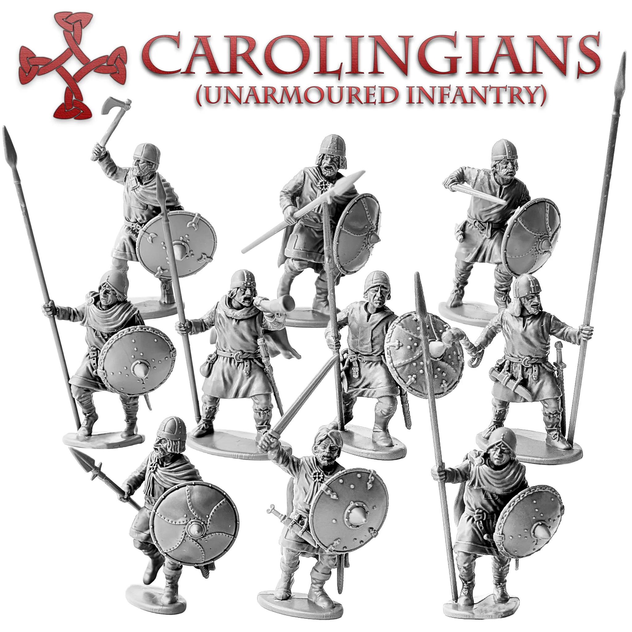 Carolingian Franks Unarmoured Infantry - Image 9