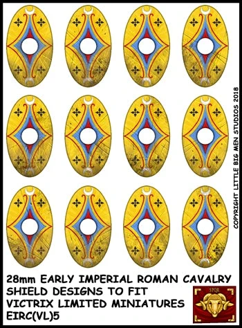 Early Imperial Roman Cavalry Shield Transfers 5