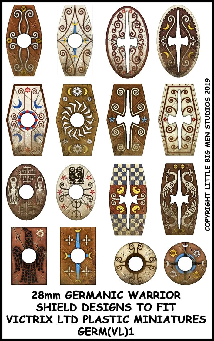 Germanic Warriors Shield Designs GERM 1