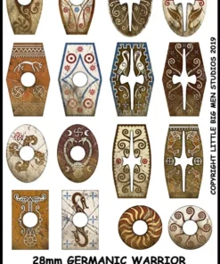 Germanic Warriors Shield Designs GERM 2