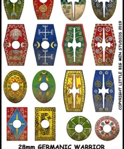 Germanic Warriors Shield Designs GERM 4