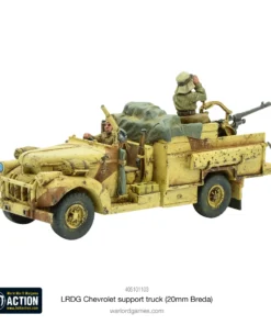 Alternative view of LRDG Chevrolet support truck (20mm Breda)