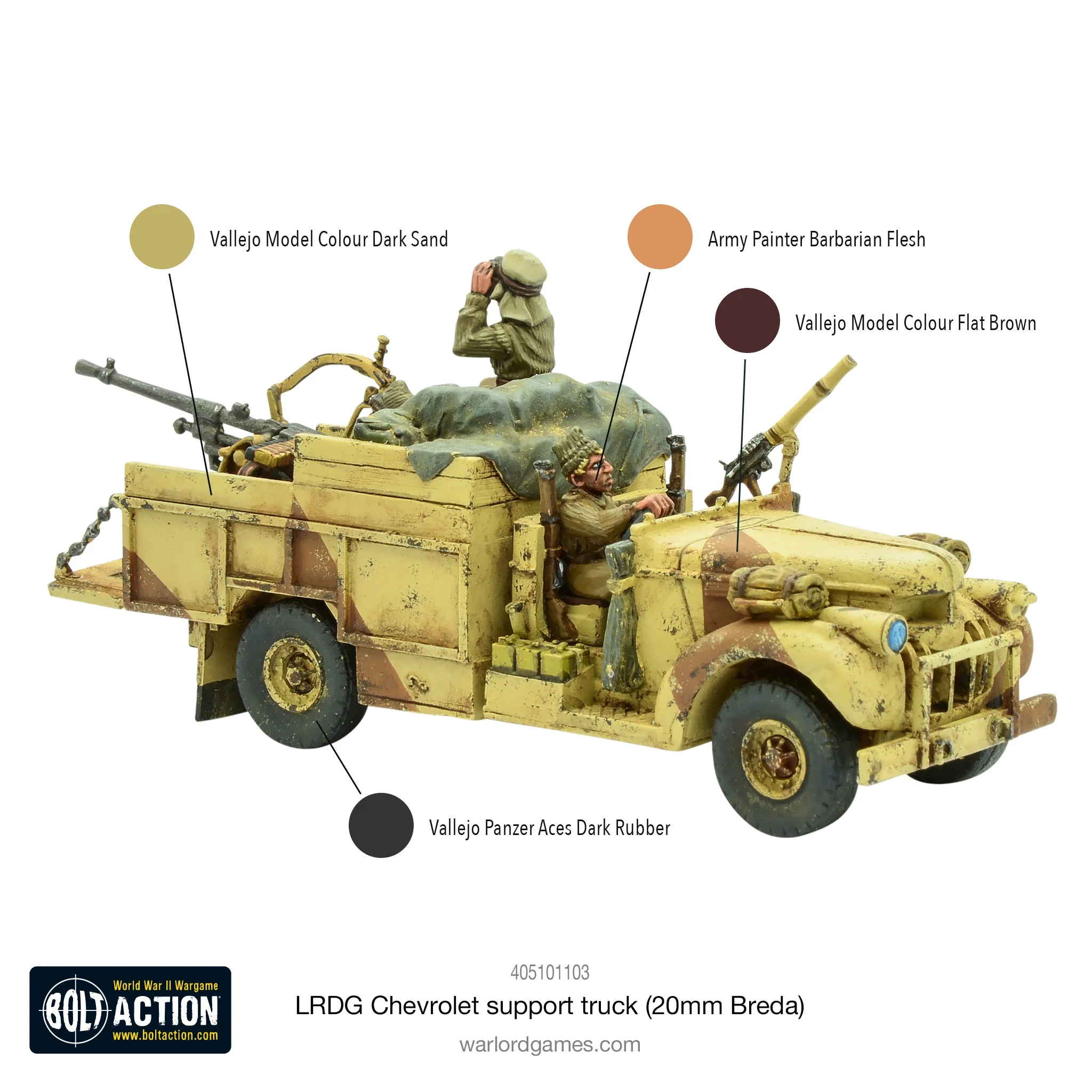 LRDG Chevrolet support truck (20mm Breda) - Image 5