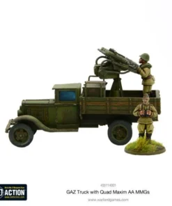 Alternative view of GAZ Truck with Quad Maxim AA MMGs