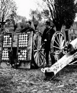 ROM120 - Romanian TUNUL DE CAMP 7.5cm Mod. 1897 Field Gun & Crew - Winter Uniform