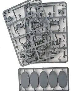 DMHP108 Standing Horses Plastic Set x1