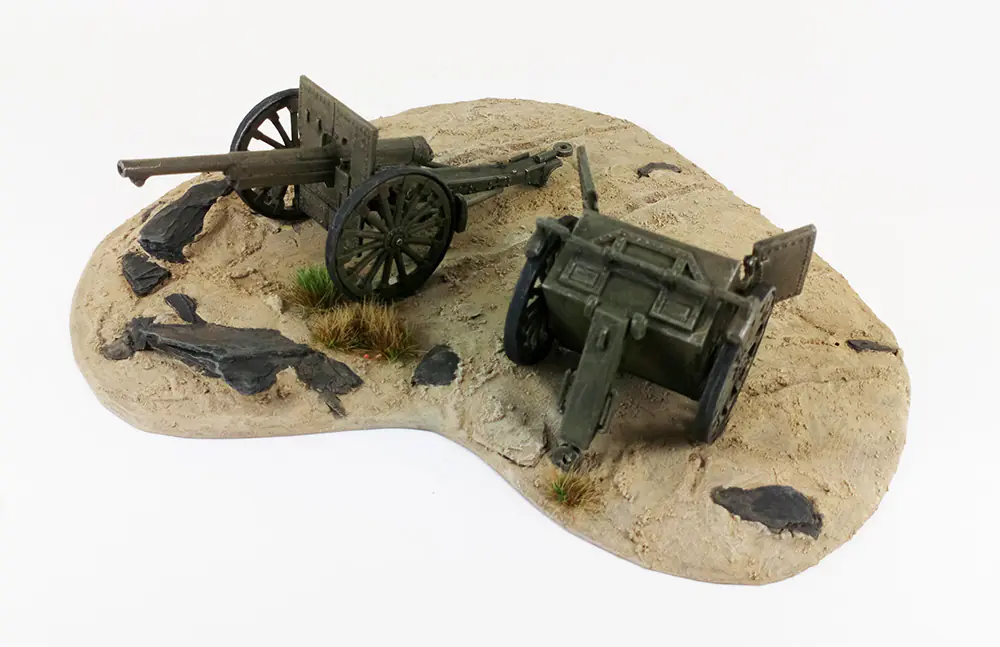 ROM120 - Romanian TUNUL DE CAMP 7.5cm Mod. 1897 Field Gun & Crew - Winter Uniform - Image 6