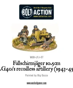 Fallschirmjager 10.5cm LG40/1 recoilless artillery (1943-45) - Image 3