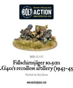 Alternative view of Fallschirmjager 10.5cm LG40/1 recoilless artillery (1943-45)