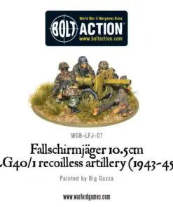 Fallschirmjager 10.5cm LG40/1 recoilless artillery (1943-45)